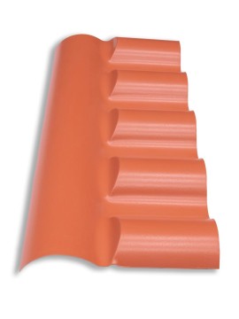 Cumeeira PVC  Central Colonial Cerâmica 0,86cm